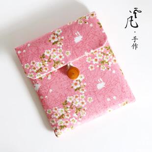 手工布艺粉小兔内胆包保护套适用于kindleoasis2/3代paperwhite5