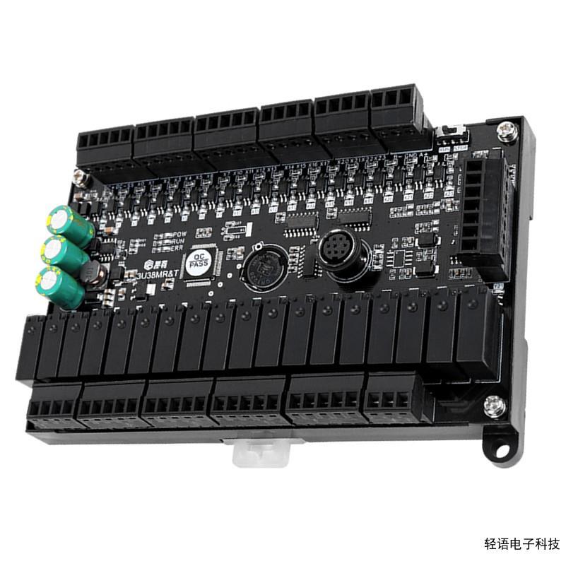 FX3U 1N 2N国产PLC工控板可编程控制器485时钟轴伺服步进驱动器