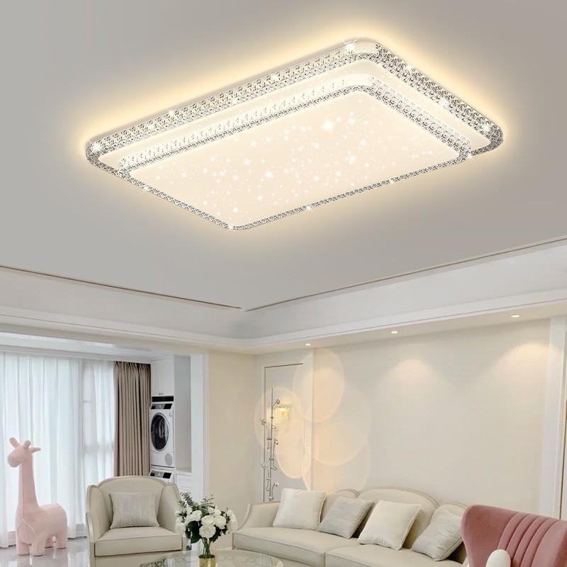 2025灯具吸顶灯轻灯年房间卧温馨水晶北欧主奢灯led新款卧室浪漫