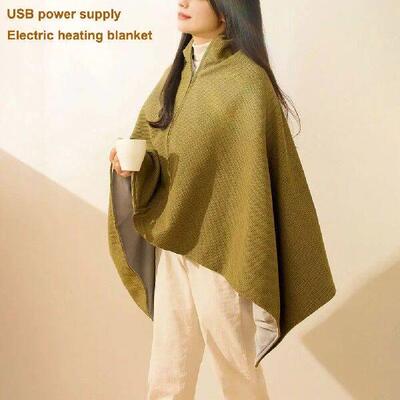 Wearable Heating Electric Blanket Shawl 3 Heating Levels