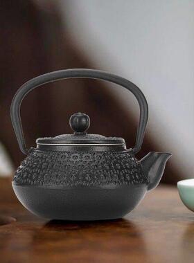 Cast Iron Tea Pot 0.3L Rindrop Type Kettle Boiler Set For