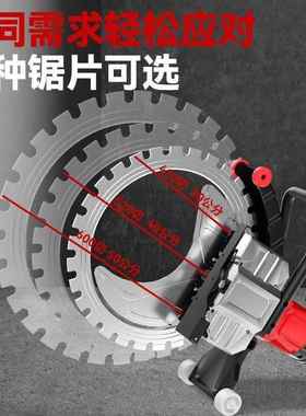 调节环锯804无刷混凝土改门免切割环机高频锯切墙机功大率无刷切