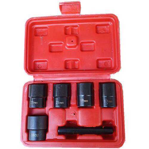 残缺破损6PC螺母螺栓取出器17mm-26MM机修1/2规格五金工具