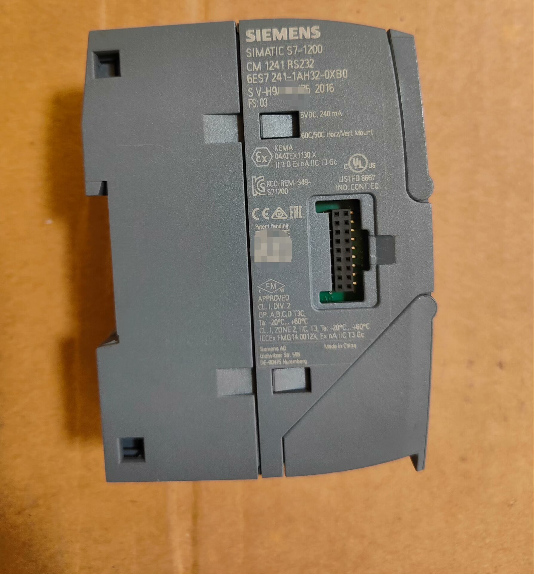 6ES7 241-1AH32-0XB0，西门子，实物拍摄，
