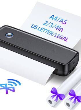 Mini printer无线家用A4热敏打印机 手机连接 打印机A4错题神器