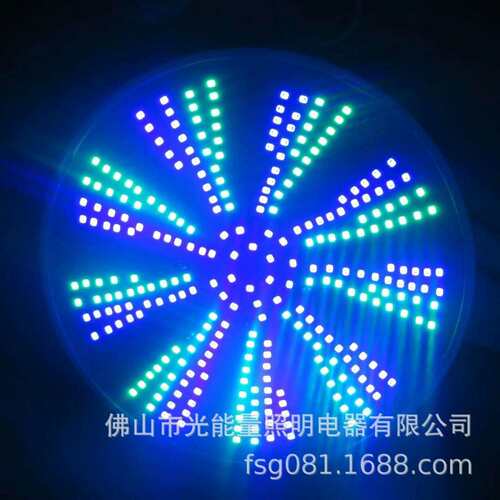 E26泳池灯 40W 2线同步控制 外置控制器 遥控距离远 423颗 120V