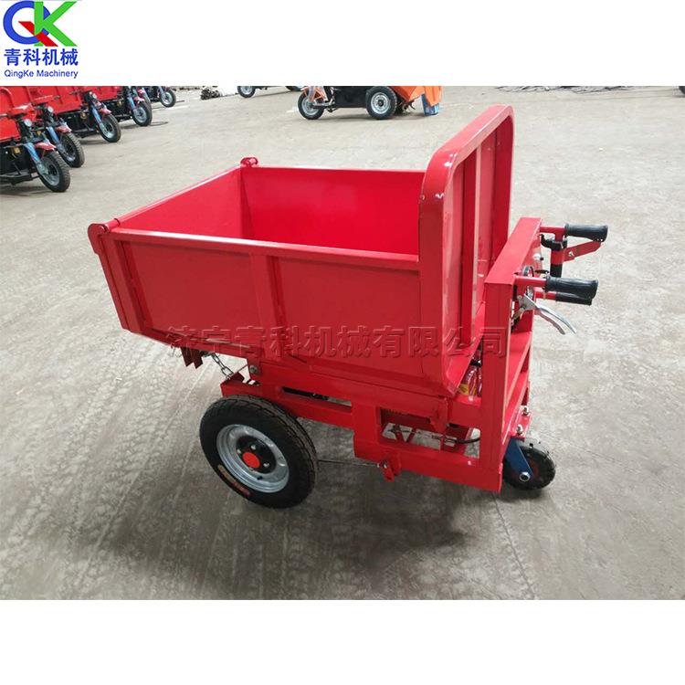 建筑工地材料运输工具车 家用运货电动运输车 电动手推自卸翻斗车