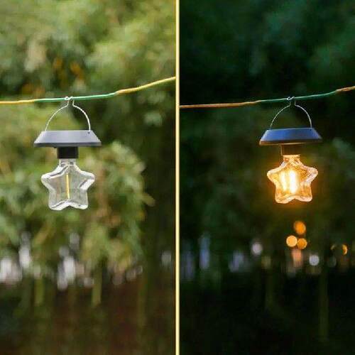 2pcs Portable Solar Camping Lantern Outdoors Tent Light LED