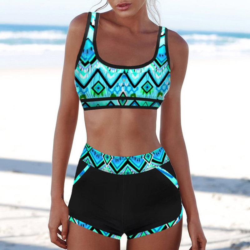 one-piece polka swimsuit swimsuit women braided neck open