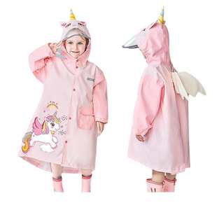 儿童男女童雨披宝宝防水雨衣小学生幼儿园中小童上学春亚纺防暴雨
