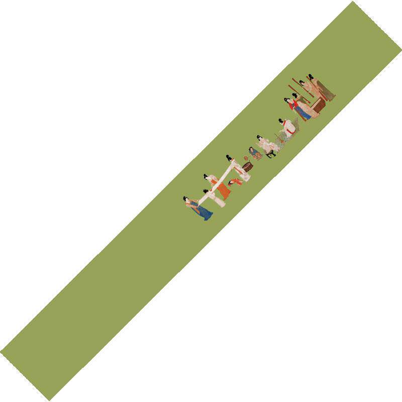 正品孤折品5----爱奇葩- 桌原创捣练图中式茶席防水布艺干泡垫棉,居家布艺,桌旗,淘宝优惠券,粉丝福利购,淘宝优惠卷