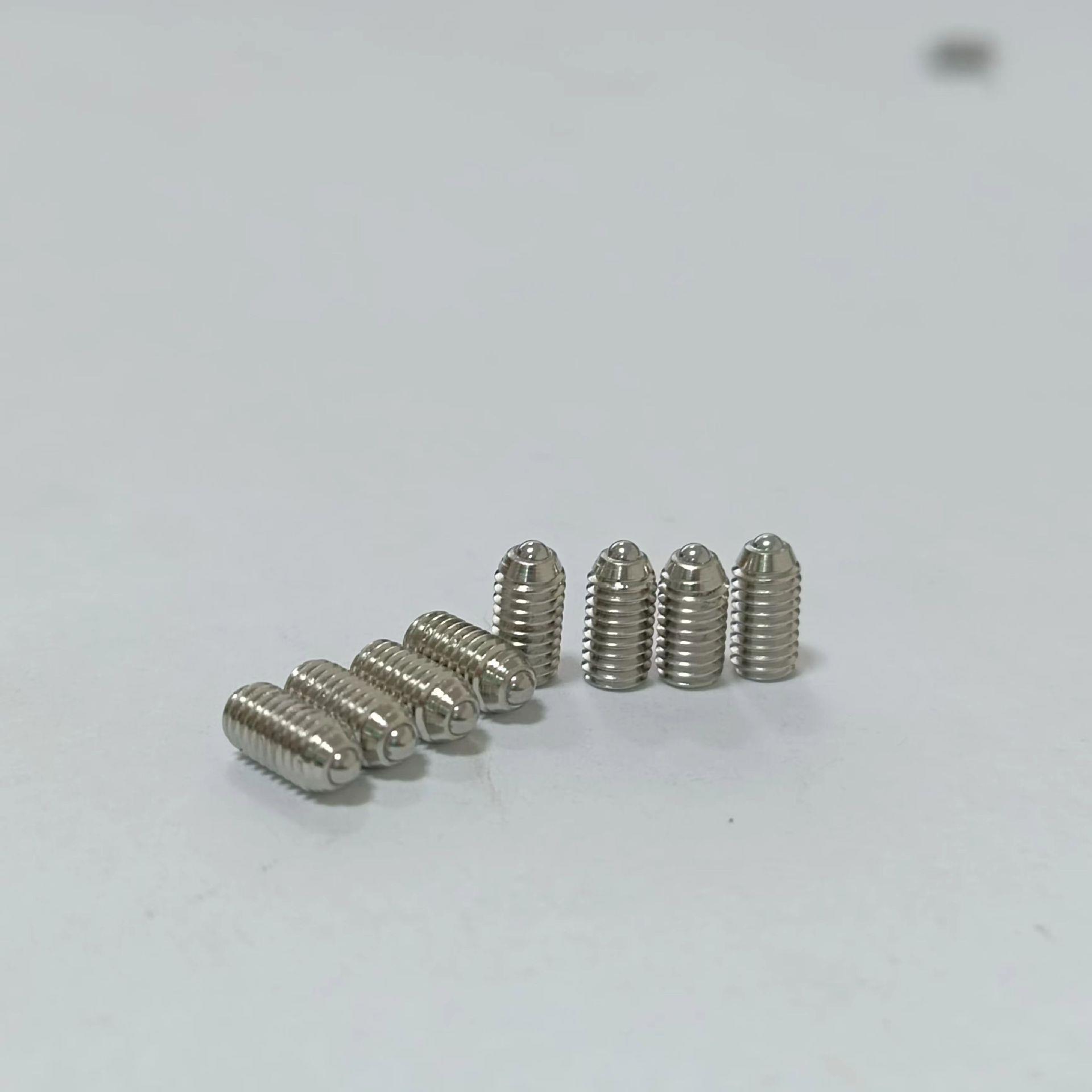 心水架M3无头内六角螺玻珠紧定丝不玻珠螺丝钢球头紧定螺,钉锈波