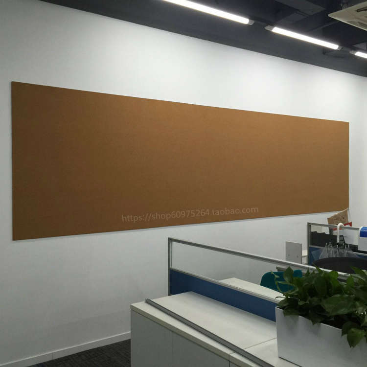 无框软木板8MM软木板帖墙照片墙100*240CM留言板图钉宣传栏背景墙