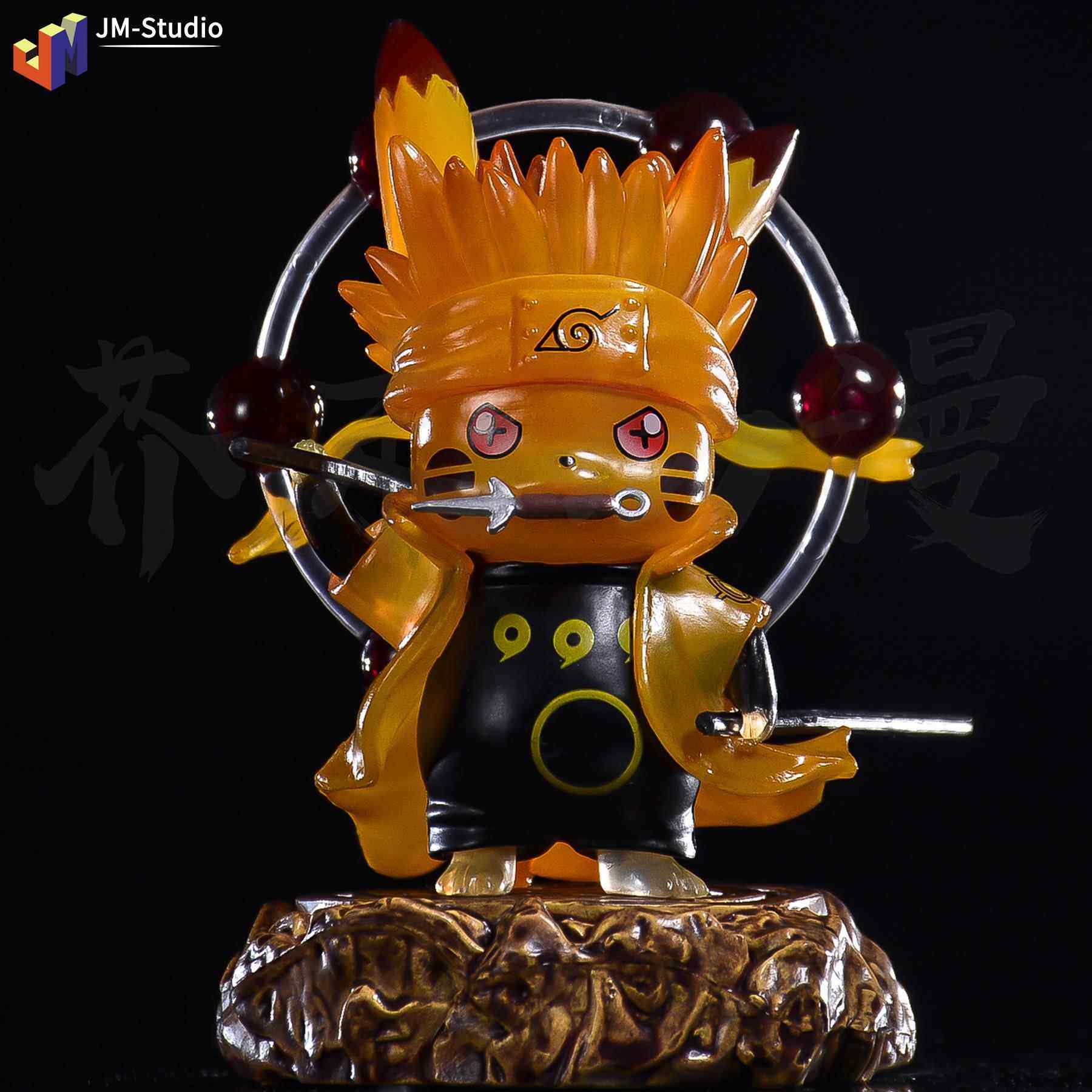 高档影忍者 仙K 火六道带土 人鸣人 COS 皮卡丘 手办 模型 礼物 G