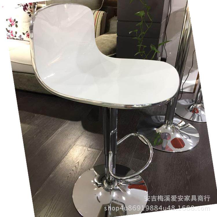 厂家直销亚克力实木板吧台椅子酒吧椅高脚凳升降凳奶茶店手机柜台