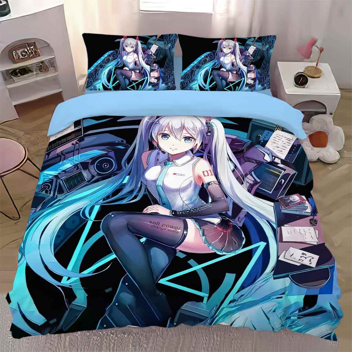 动漫初音未来纯四件套纯