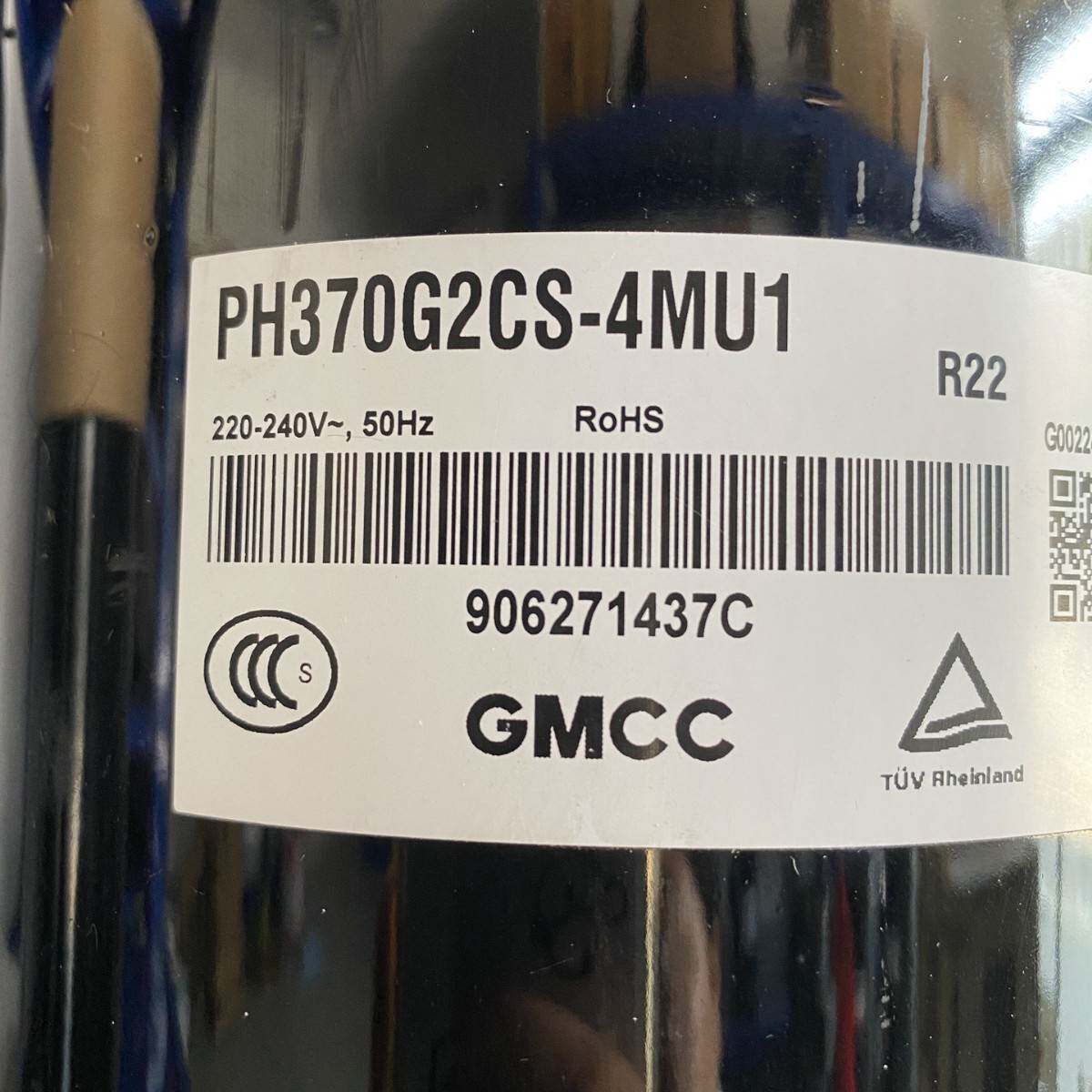 适配美芝压缩机/PH370G2CS-4MU1 东芝空调制冷压缩机R410A冷媒
