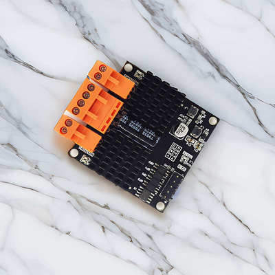 12V24V 12A双路直流电机驱动模块板器 H桥