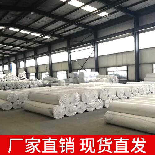透水土工布毡路面护大棚保养温纺水泥种植棉LLX毡无布白毛色工程