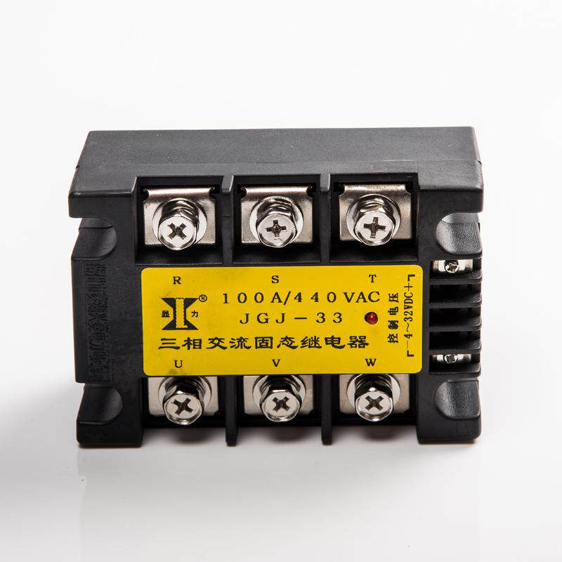 直流控三相交流兴菱电子固态继电器JGJ33100A440VAC