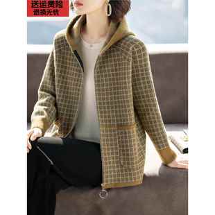 妈妈秋装外套春秋新款洋气时尚贵夫人品牌50岁中老年妇女士上衣服