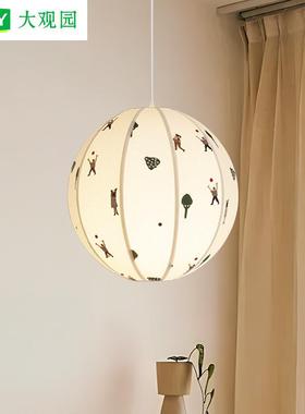 大观园餐厅灯法式南洋风吧台岛台吊灯布艺儿童房间中山灯具厂194L