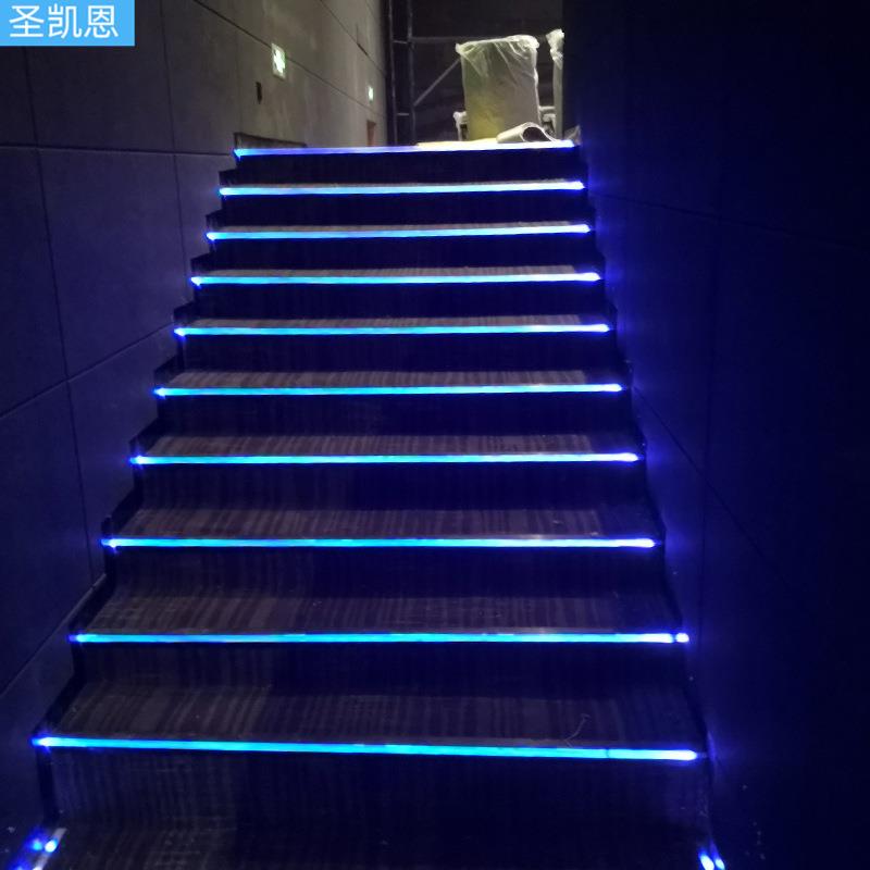 地胶款LED台阶灯影院阶梯教室踏步台阶灯 公园景点楼梯踏步台阶灯