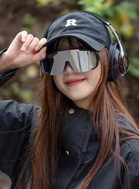骑行女护目镜防紫外线日夜两用登山滑雪防风可套近视镜男偏光