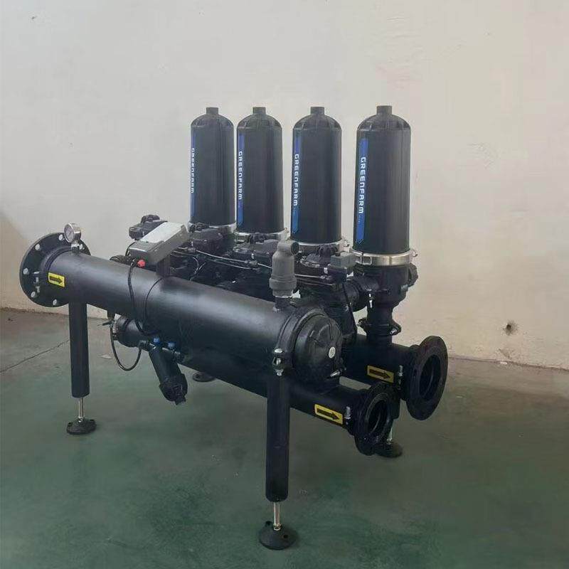 离心网自式砂石叠过滤器反冲洗农业节水灌滴灌喷溉灌清MOC洗片全