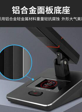狮乐 一拖四会议麦克风方杆式无线手持领夹耳麦头戴话筒SH-26