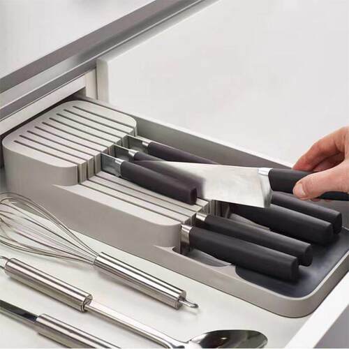 Kitchen Cutlery Drawer Organizer Drying Cutlery Tray Spoon D