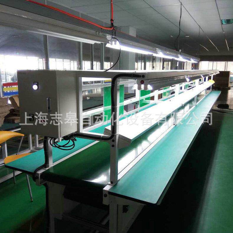 厂家提供PVC皮带线 移动式皮带线 多功能皮带流水线 顶板链输送线