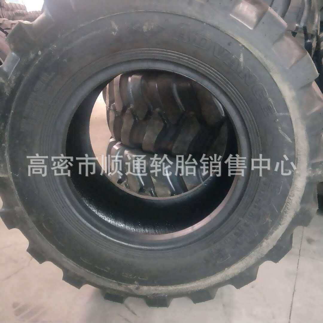 工程机械真空16/70-20人字伸缩臂叉车轮胎16/70-20E-2拖车轮胎