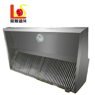商用厨房油烟净化排烟罩 厨房排烟系统一体化 排烟风机风管弯头