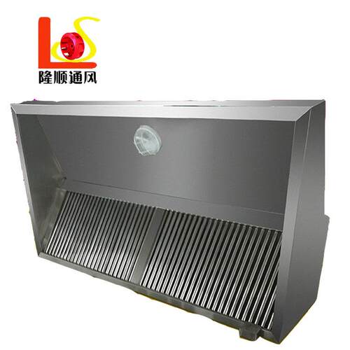 商用厨房油烟净化排烟罩 排烟风机风管弯头 厨房排烟系统一体化