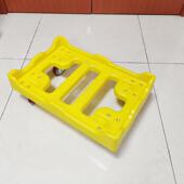 周车转车龟车平板车叠层拼接DPR周箱车四轮小乌板车转拖万向轮