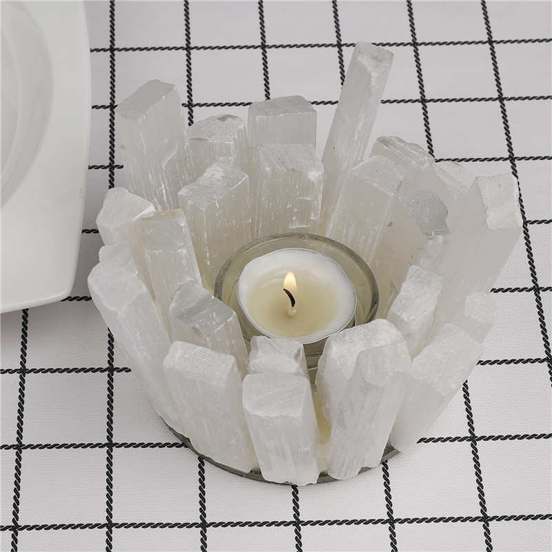 货源欧美天然石膏条烛台欧式婚庆烛台摆件家居客厅软装工艺品