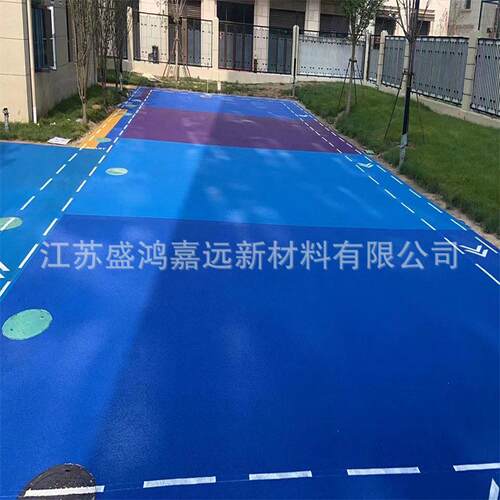EPDM混合型塑胶跑道健身步道学校幼儿园地面橡胶跑道篮球场地材料