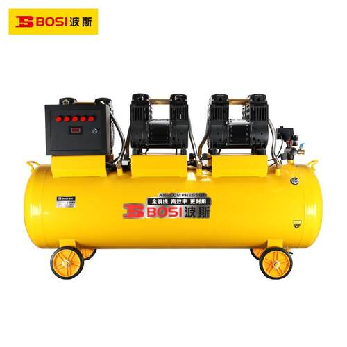 波斯气动380V三相1.68KW*5无油空气压缩机空压机300L BS663030