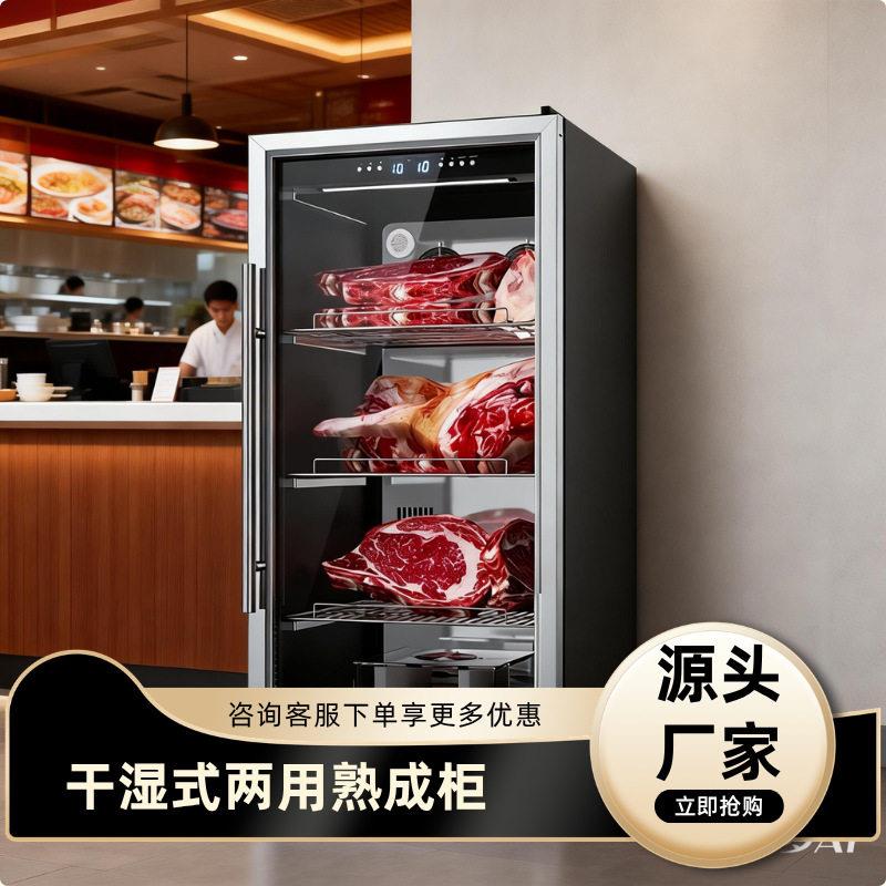 熟成柜干湿式牛肉牛排深海鱼家用恒温恒湿排酸柜商用展示柜