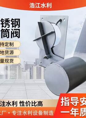 厂家不锈钢浮筒阀限流闸门雨污控制阀自调试截污浮筒阀闸门