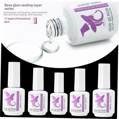 12ML Nail Glue Gel for Acrylic Nails Soak off Base功能胶美甲