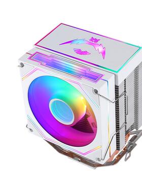 4铜管ARGB散热器9cm带盖1700cpu风扇5v3针PWM风冷lga1151 1366 i5