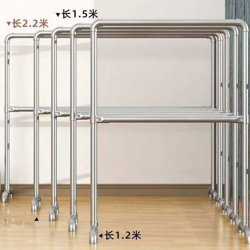 晾衣架落地家用可移动卧室凉衣架阳台挂衣服架子室内工厂一件批发