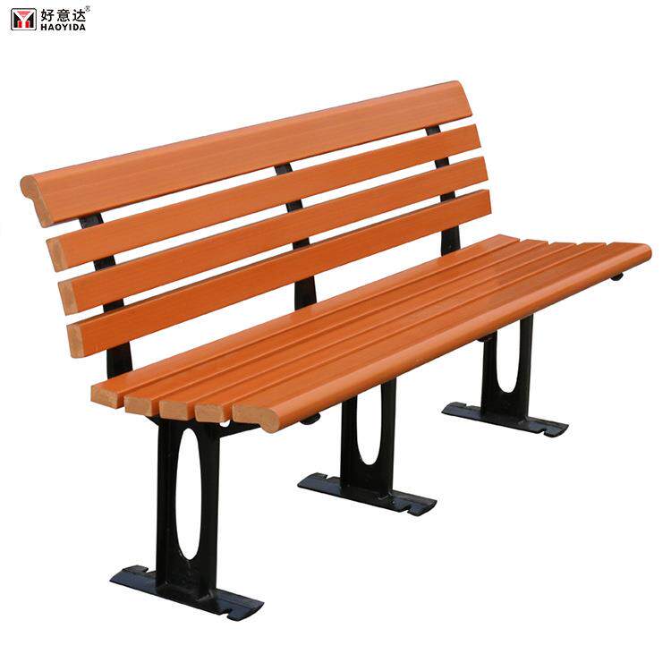 公园椅户外长椅广场椅子室外镀锌钢座椅实木靠背休息排椅现代简约