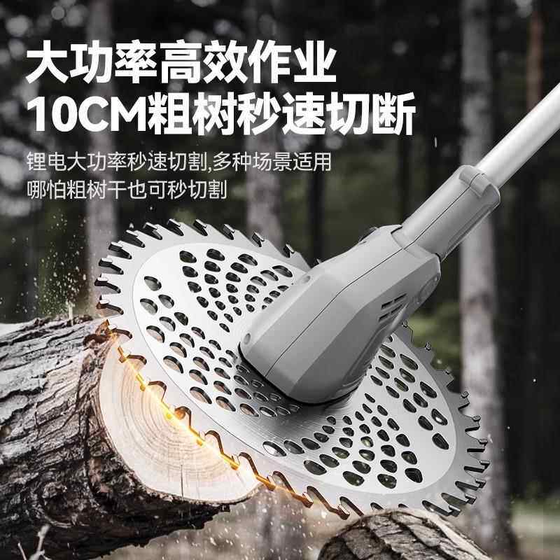 新款功锂电割BIC草手持式伸机缩一体率割草机大充电式农用收割除