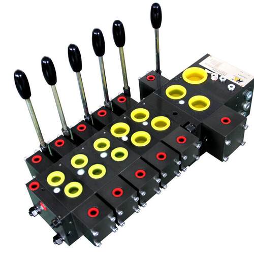 特种叉车配件 5转3系列多路阀 替哈威液压比例阀 电磁阀换向阀