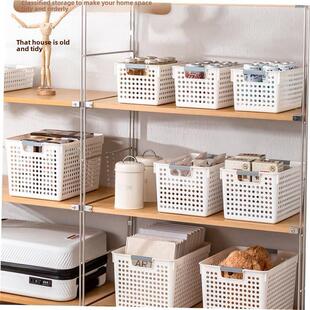 Plastic tabletop toy storage basket A4 document book materi
