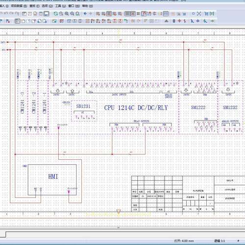 EPLAN电气原理图接线图PLC程序设计CAD电工电路solidwork制图组态