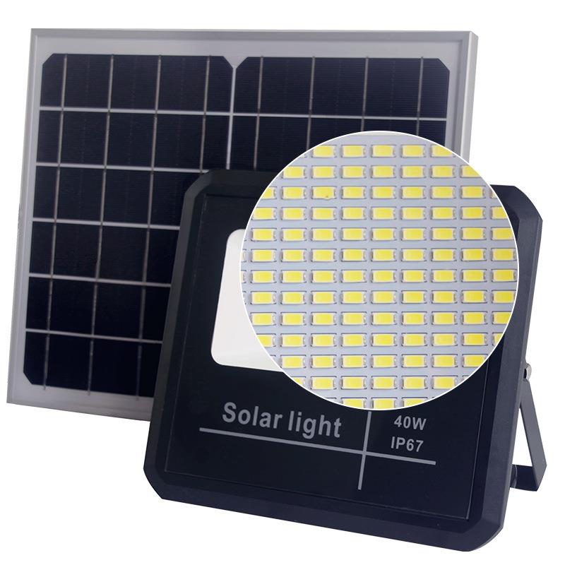 太阳能投射灯农村户外泛光灯led太阳能庭院灯户外庭院景观投光灯